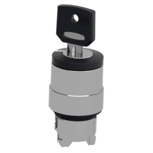 selector switch head Ø22 2-position stay put CES TEC10 - Schneider Electric - ZB4BG4TEC10