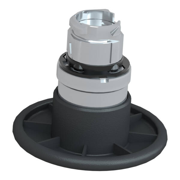 black Ø60 mushroom pushbutton head Ø22 spring return - Schneider Electric - ZB4BR216