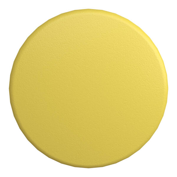 yellow Ø60 mushroom pushbutton head Ø22 spring return - Schneider Electric - ZB4BR5