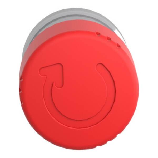 red Ø30 Emergency stop,switching off head Ø22 trigger and latching turn release - Schneider Electric - ZB4BS834