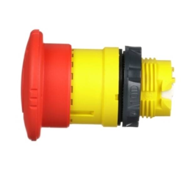 Emergency stop head, switching off, metal, red mushroom Ø40, Ø22, trigger latching turn to release - Schneider Electric - ZB4BS844
