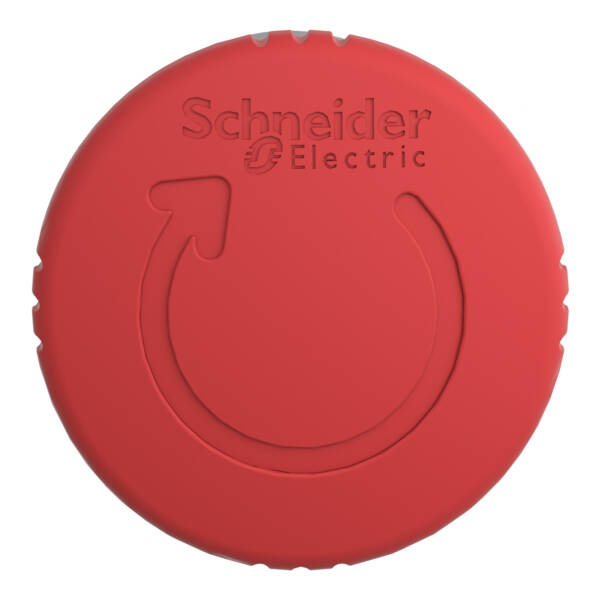 red Ø40 Emergency stop,switching off head Ø22 trigger and latching turn release - Schneider Electric - ZB4BS8447