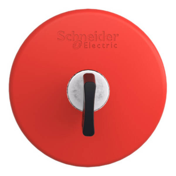 red Ø60 Emergency stop, switching off head Ø22 trigger and latching key release - Schneider Electric - ZB4BS964