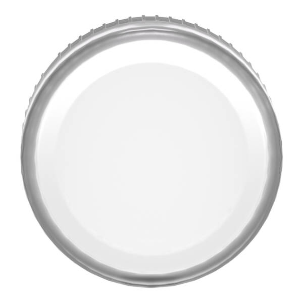 white pilot light head Ø22 with plain lens for BA9s bulb - Schneider Electric - ZB4BV01