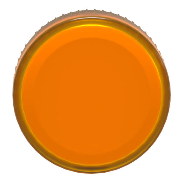orange pilot light head Ø22 with plain lens for BA9s bulb - Schneider Electric - ZB4BV05
