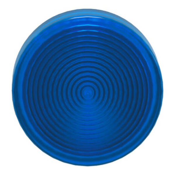 Head for pilot light, Harmony XB4, blue, 22mm, with grooved lens, universal LED - Schneider Electric - ZB4BV063S