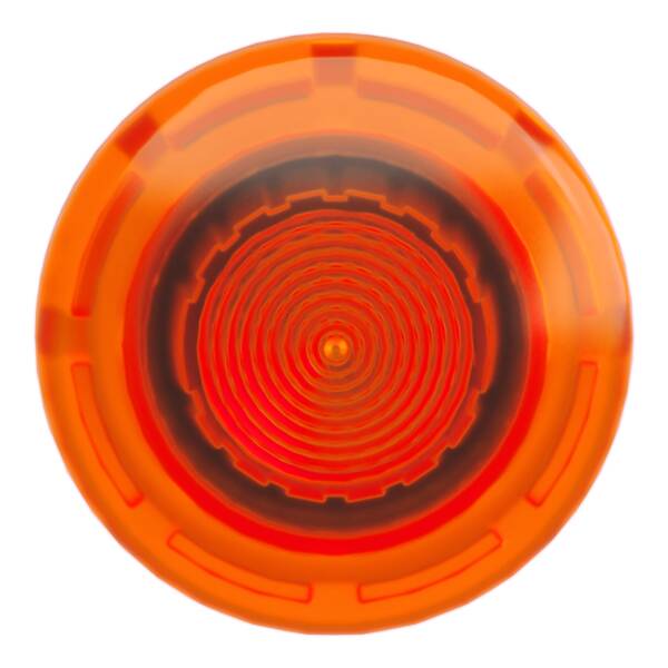 Head for illuminated push button, Harmony XB4, metal, orange muhroom 40mm, 22mm, universal LED, latching push-pull - Schneider Electric - ZB4BW653