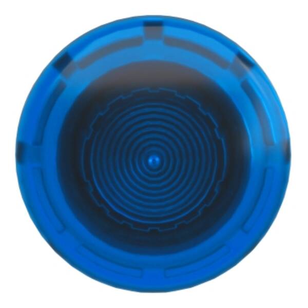 Head for illuminated push button, Harmony XB4, metal, blue mushroom 40mm, 22mm, universal LED, latching push-pull - Schneider Electric - ZB4BW663