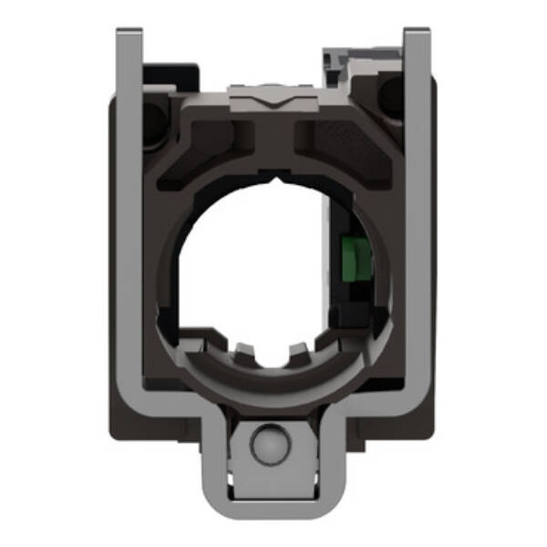 Complete body/contact assembly, Harmony XB4, single contact block with body/fixing collar 1 NO spring clamp terminal - Schneider Electric - ZB4BZ1016P