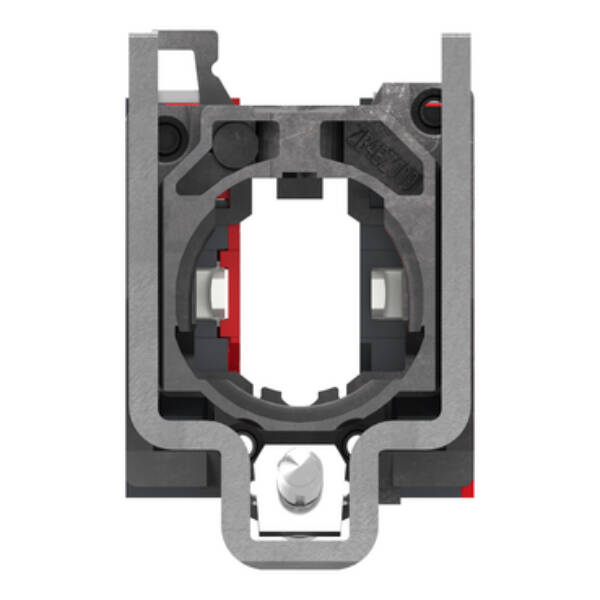 Complete body contact assembly, Harmony XB4, single contact, with fixing collar, metal, 2 NC, compact push in terminals - Schneider Electric - ZB4BZ1045