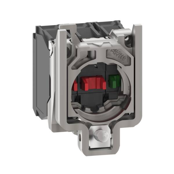 single contact block with body/fixing collar 1NO+2NC screw clamp terminal - Schneider Electric - ZB4BZ141