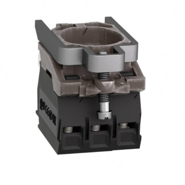 single contact block with body/fixing collar 1NO+2NC screw clamp terminal - Schneider Electric - ZB4BZ141