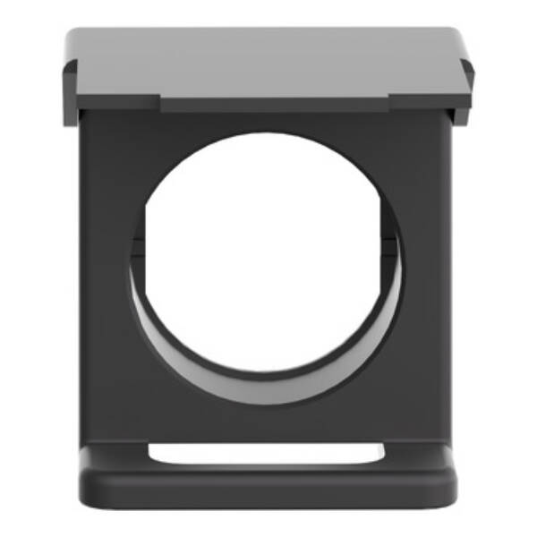black padlockable flap for Ø22 flush pushbutton - Schneider Electric - ZB4BZ62