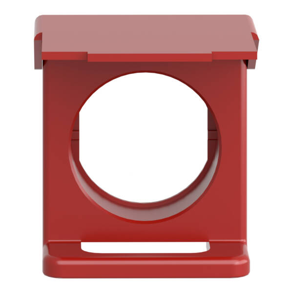 red padlockable flap for Ø22 flush pushbutton - Schneider Electric - ZB4BZ64