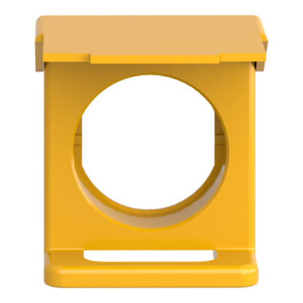yellow padlockable flap for Ø22 flush pushbutton - Schneider Electric - ZB4BZ65