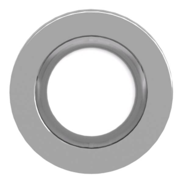 Head for illuminated push button, Harmony XB4, metal, white flush mounted, 30mm, universal LED, unmarked - Schneider Electric - ZB4FH013