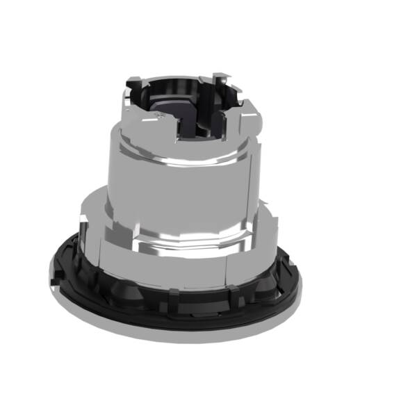 Head for illuminated push button, Harmony XB4, metal, red flush mounted, 30mm, universal LED, unmarked - Schneider Electric - ZB4FH043