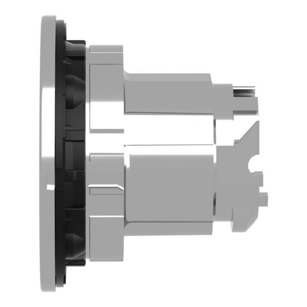 Head for pilot light, Harmony XB4, metal, orange flush mounted, 30mm, universal LED, plain lens - Schneider Electric - ZB4FV053