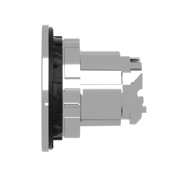 FLUSH WH PROJECTING CAPS ILL PB HEAD LED - Schneider Electric - ZB4FWCUST02