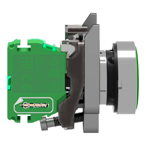 ZB4R transmitter complete, green cap - Schneider Electric - ZB4RTA3