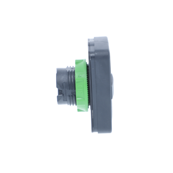 Double-headed push button head, plastic, Ø22, 1 white flush marked I + 1 black flush marked O - Schneider Electric - ZB5AA7121