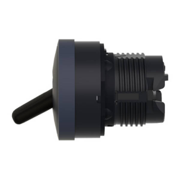 black selector switch head Ø22 2-position stay put - Schneider Electric - ZB5AD28