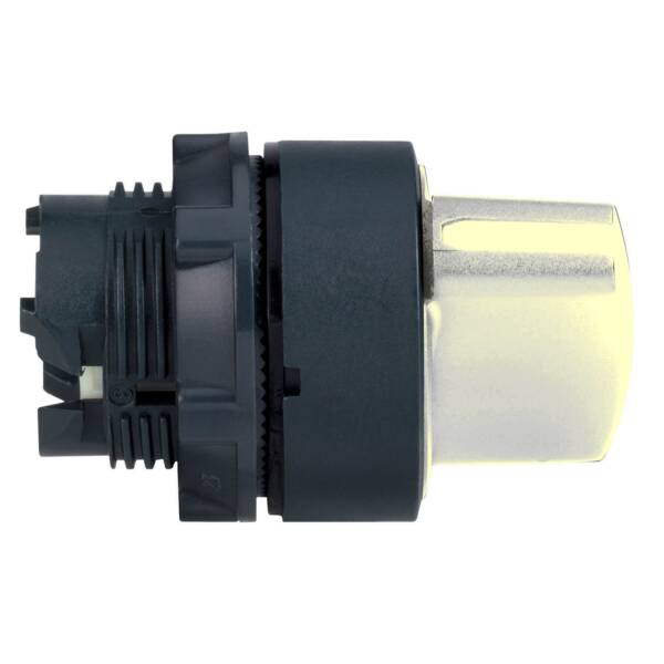 Head for selector switch, Harmony XB5, white Ø22 mm 3 position spring return - Schneider Electric - ZB5AD501