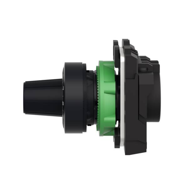 Harmony XB5, Potentiometer head, plastic,black, Ø22, for use with Ø 6 mm shaft - Schneider Electric - ZB5AD912