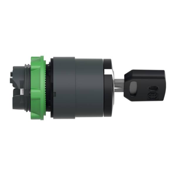 selector switch head Ø22 2-position stay put Ronis 421E - Schneider Electric - ZB5AG412