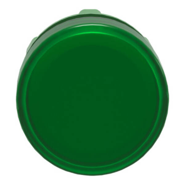 green pilot light head ø22 plain lens for ba9s bulb - Schneider Electric - ZB5AV03