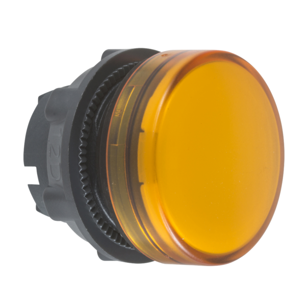 orange pilot light head ø22 plain lens for ba9s bulb - Schneider Electric - ZB5AV05