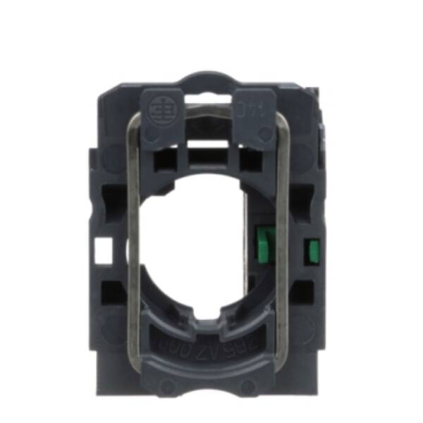 Single contact block with body/fixing collar, plastic, screw clamp terminal,1 NO - Schneider Electric - ZB5AZ101