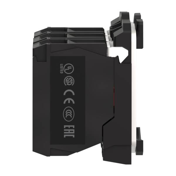Single contact block with body/fixing collar, plastic, screw clamp terminal, 1 NO + 2 NC - Schneider Electric - ZB5AZ141
