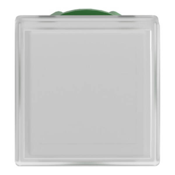 Head for pilot light, Harmony XB5, square white, 22mm, with plain lens, universal LED - Schneider Electric - ZB5CV013