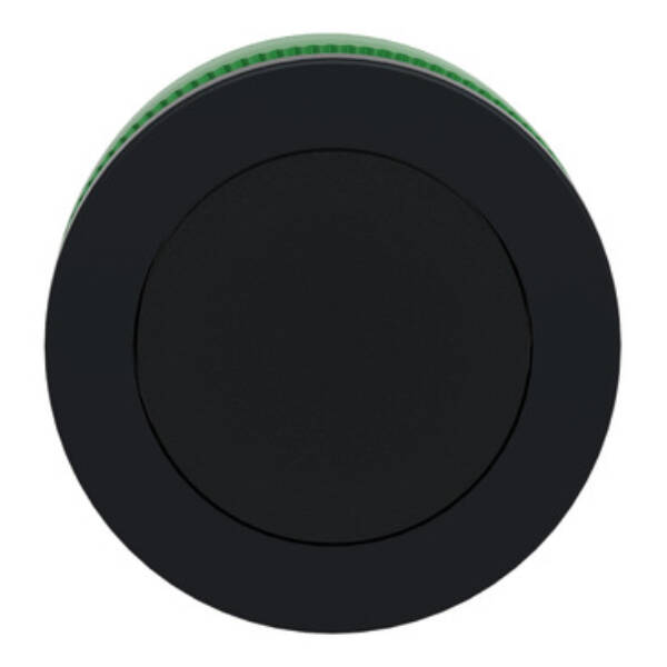 flush mounted black flush caps pushbutton head - Schneider Electric - ZB5FA2