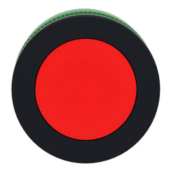 flush mounted red flush caps pushbutton head - Schneider Electric - ZB5FA4