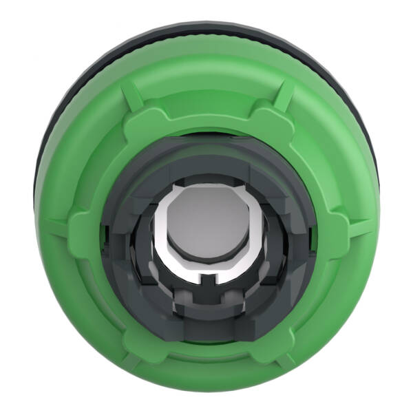 Head for pilot light, Harmony XB5,plastic, red, 30mm, universal LED, plain lens - Schneider Electric - ZB5FV043