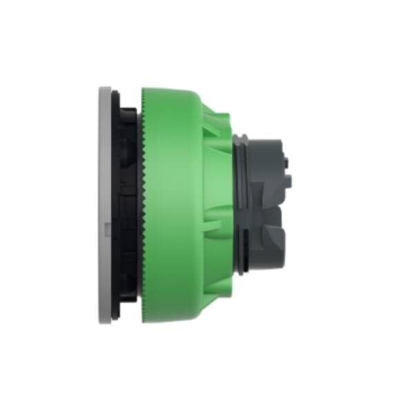 Head for pilot light, Harmony XB5, grey bezel, blue, 30mm, universal LED, plain lens - Schneider Electric - ZB5FV063C0