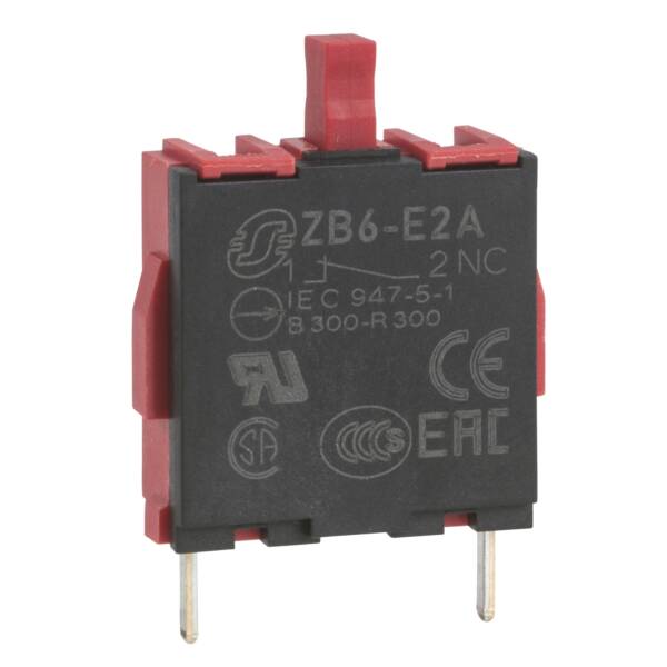 single contact block for head Ø16 1NC pins for PCB - Schneider Electric - ZB6E2A