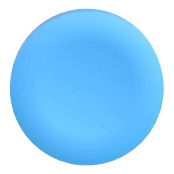 blue plain cap for flush mounted push button - Schneider Electric - ZBAF6