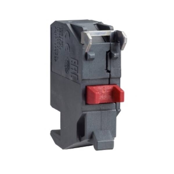 single contact block for head Ø22 1NC silver alloy for plug-in connector - Schneider Electric - ZBE1024