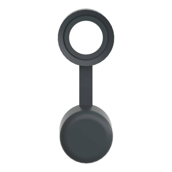 black protective cover for Ø22 pushbutton head - Schneider Electric - ZBGP