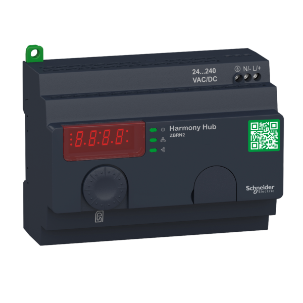 Harmony, Harmony Hub, wireless to modbus, serial line gateway, 24...240 V AC/DC - Schneider Electric - ZBRN2