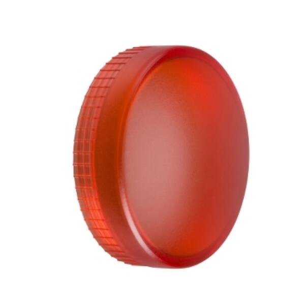 red plain lens for circular pilot light Ø22 with BA9s bulb - Schneider Electric - ZBV014