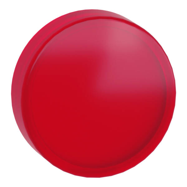 Head for pilot light, Harmony XB4, Harmony XB5, red, 22mm, universal LED, plain lens, unmarked - Schneider Electric - ZBV0143
