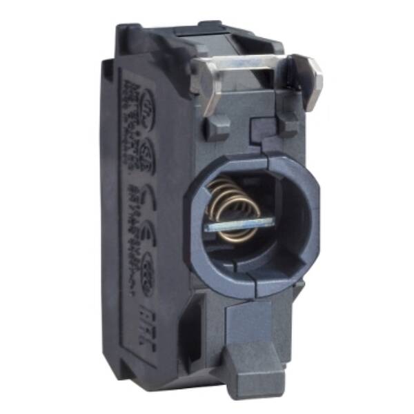 green light block for head Ø22 integral LED 24V plug-in connector - Schneider Electric - ZBVB34