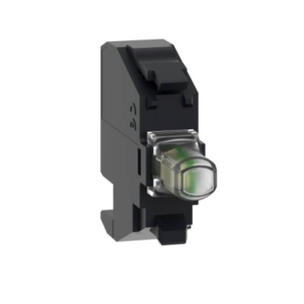 Light block, Harmony XB4, Harmony XB5, for head 22mm, universal LED, plug in connector, 230...240V - Schneider Electric - ZBVM14