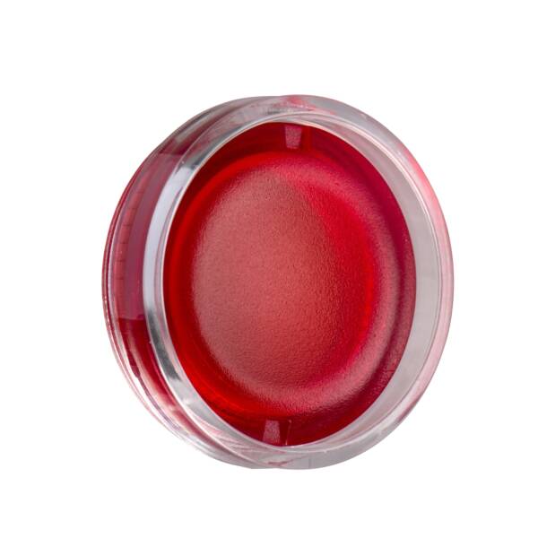 red plain lens for circular illuminated pushbutton Ø22 with BA9s bulb - Schneider Electric - ZBW914