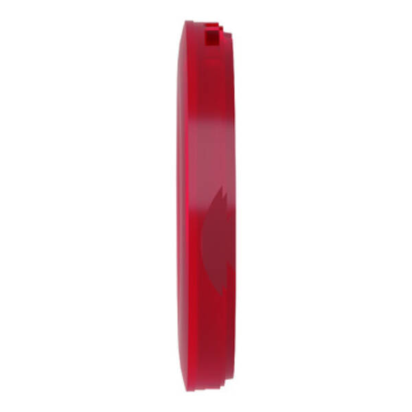 Head for illuminated push button, Harmony XB4, Harmony XB5, red, 22mm, universal LED, plain lens, unmarked - Schneider Electric - ZBW9143