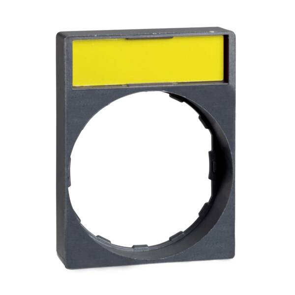 legend holder 30 x 40 mm with legend 8 x 27 mm unmarked - Schneider Electric - ZBY2H101